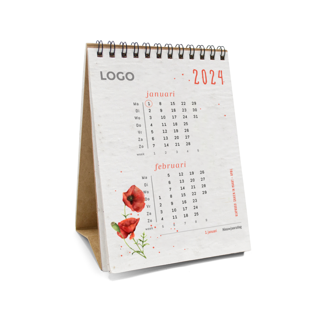 Groeipapier kalender A6